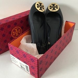 Navy Blue Tory Burch flats